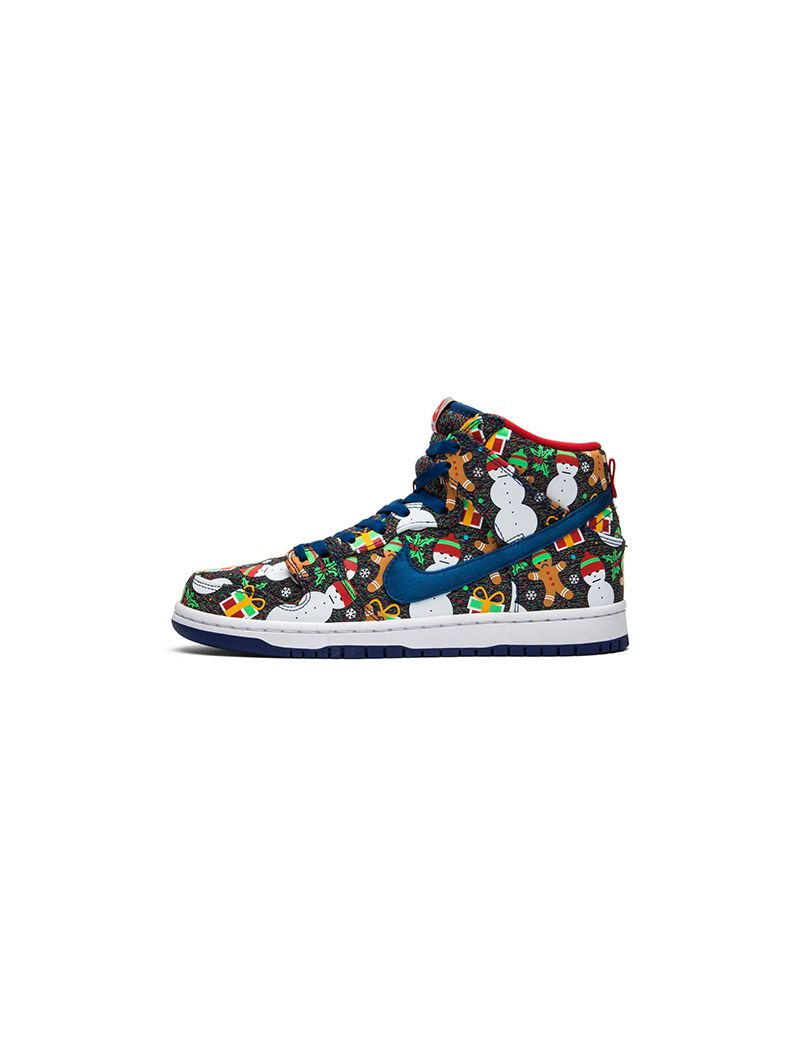 nike dunk high ugly christmas sweater