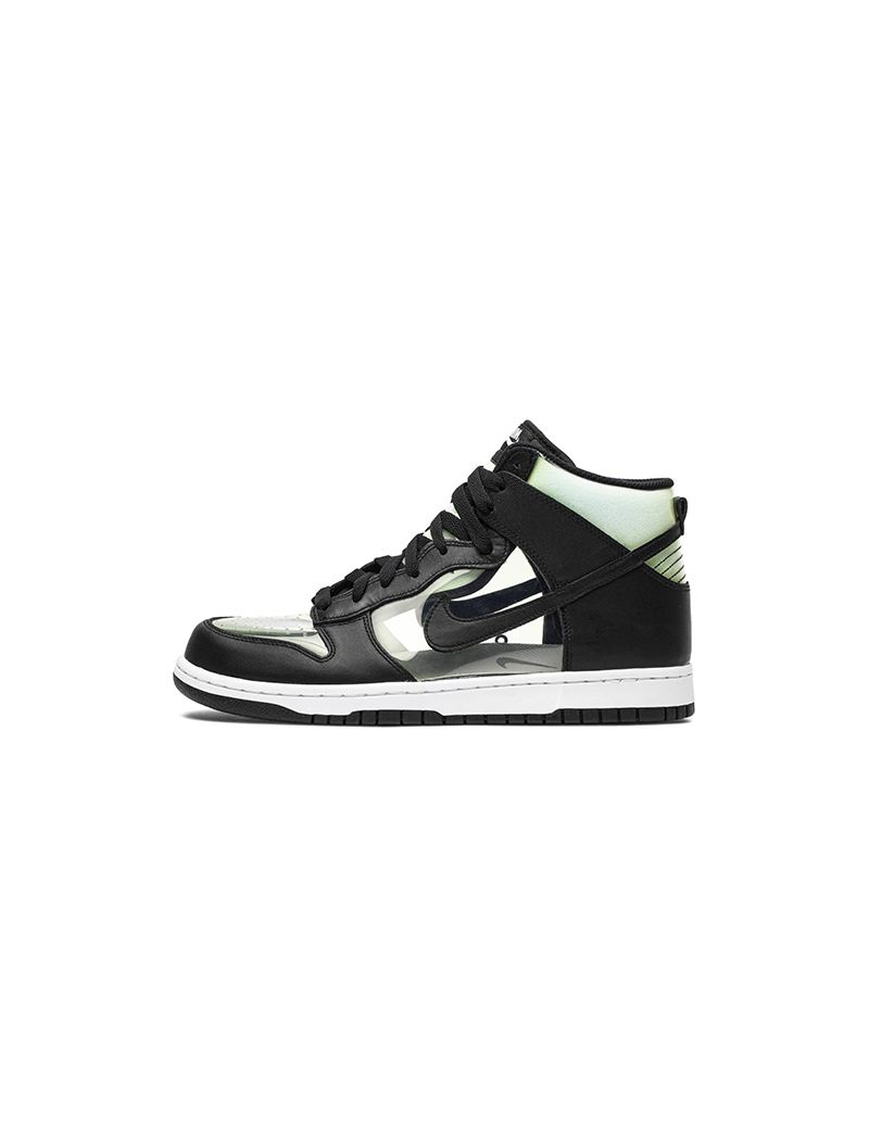 nike dunk high comme des garcons clear