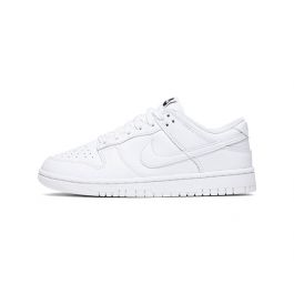 nike triple white dunk low