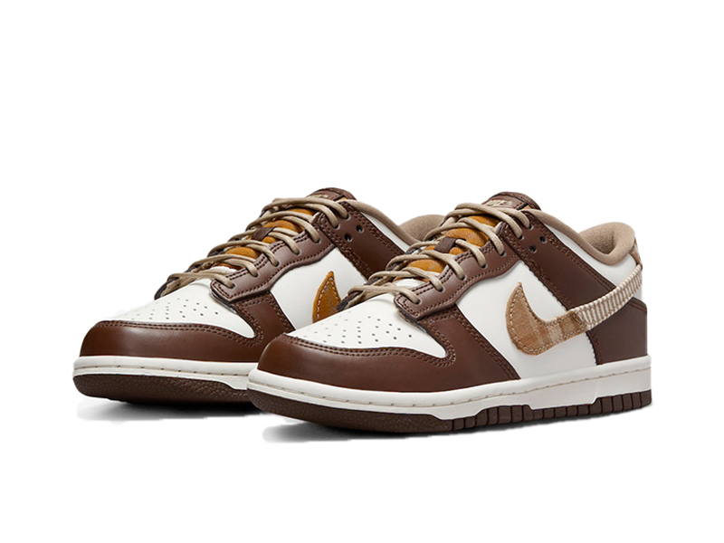 Nike Dunk Low GS “Brown Plaid”